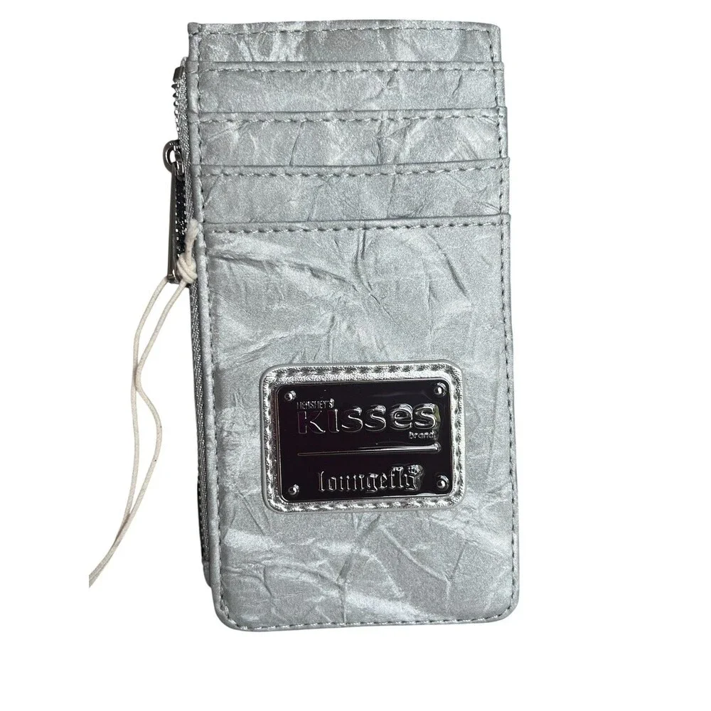 Loungefly Hershey's Kisses Chocolate Holiday Large Card Holder Wallet NEW